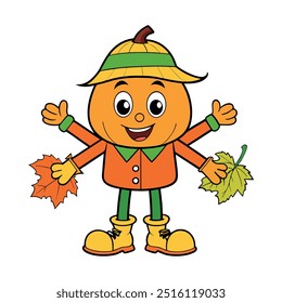 fall clipart vector illustration design