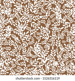 Fall colorful leaves seamless pattern background vector illustration