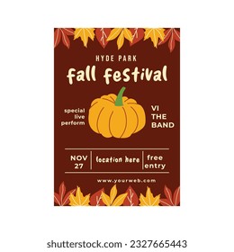 Fall Festival Bundle Template Design