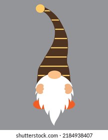 Fall Gnome 3 Autumn Vector File