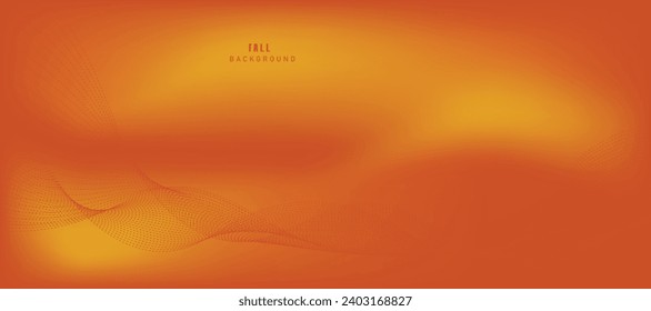 Fall gradient background. Abstract blurred background in red, orange, and yellow tones. Autumn colors vector illustration. Autumn colors theme. 
