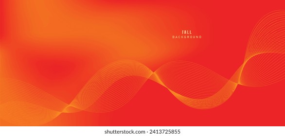 Fall gradient background. Abstract blurred background in red, orange and yellow tones. Autumn colors vector illustration. Autumn colors theme. Abstract Vector Background