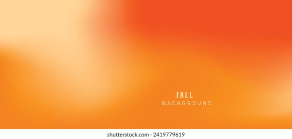 Fall gradient background. Abstract blurred background in red, orange and yellow tones. Autumn colors vector illustration. Autumn colors theme. Abstract Vector Background