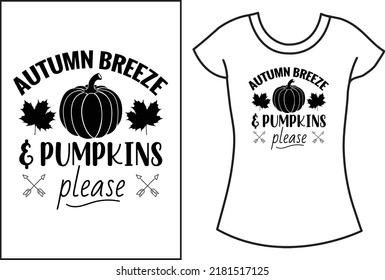 Fall and Halloween t shirt design, Halloween pumpkin t-shirt for the gift. Fall svg design.