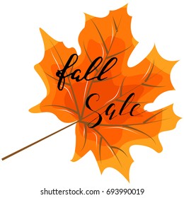 fall hello, hand lettering, quotes. Modern motivation calligraphy, typography for the poster, invitations, greeting cards. Vector design lettering