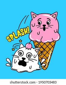 FALL OF THE ICE CREAM CAT