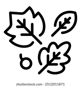 Ícone de outono para web, app, infográfico, etc