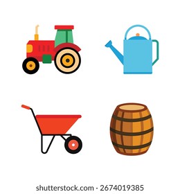 Iconos de otoño y Elementos de temporada.