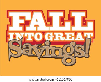 Fall Into Great Savings