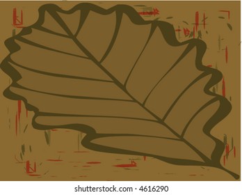 Fall leaf background