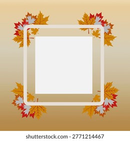 Fall Leaf Seasonal Picture Border