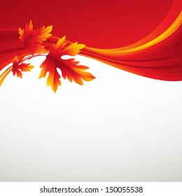 Fall leafs abstract background