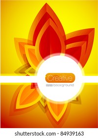 Fall leaves abstract background
