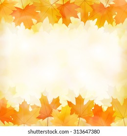 Fall leaves background