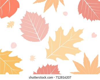 Fall leaves background