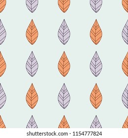 fall leaves background orange