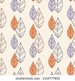 fall leaves background retro
