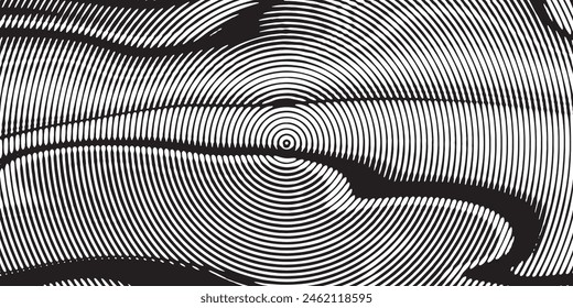 Fall leaves. Halftone with circles