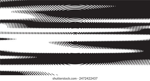 Fall leaves. Halftone with circles