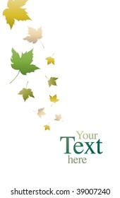 Fall Leaves Invitation Template