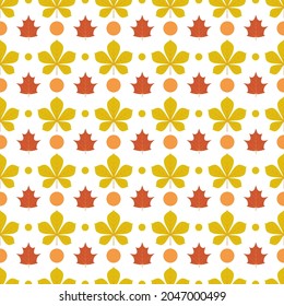 El patrón de caída es fluido. Fondo vectorial de otoño para tela, ropa, rayado, papel de envoltura, etc.