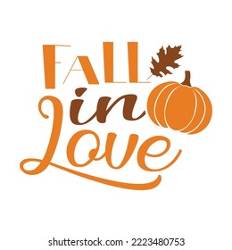 Fall in love awesome illustration
