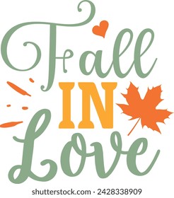 Fall in love fall design