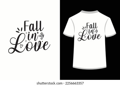 Fall in Love.This is an editable EPS vector file.