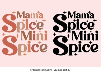 Fall Mama Mini Spice EPS Design