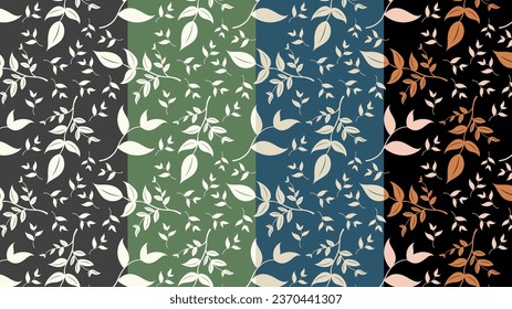 fall ornament decorative seamless pattern illustration