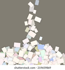 fall paper  note background, vector