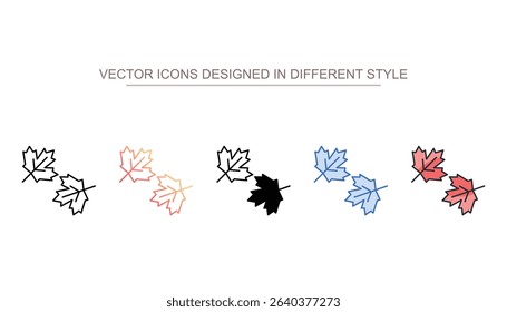 Fall Photo icon design with white background stock illustration