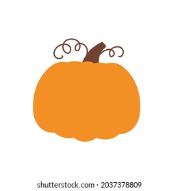 Fall pimpkin clip art. Autumn pumpkin season decoration