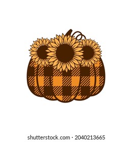 Fall pimpkin clip art. Autumn pumpkin season decoration