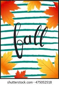fall poster, fall sale