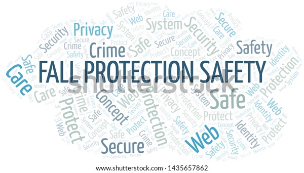 Fall Protection Safety Word Cloud Wordcloud Stock Vector (Royalty Free ...