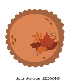fall pumpkin and autumn leaves vector illustrations in flat style, Autumn vibes clipart, sweater, book, pumpkin, leaf, coffee, tea, pumpkin pie, flower