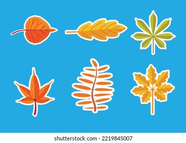 fall pumpkin trendy sticker design