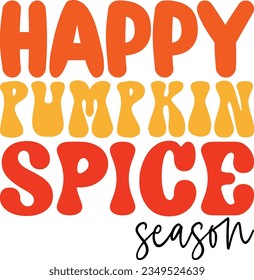 fall retro svg design and eps file