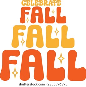 diseño de svg de otoño y archivo eps