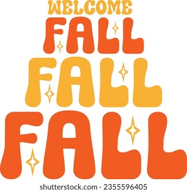 diseño de svg de otoño y archivo eps