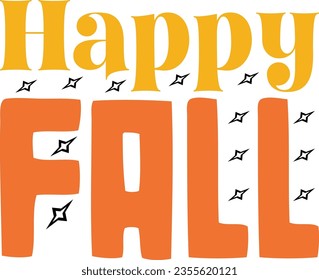 fall retro svg design and eps file 