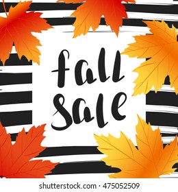 fall sale card