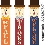 FALL Scarerow Sign Vertical Printable
