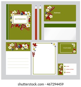 Fall School Office Stationery Set
