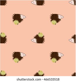 fall seamless pattern with Hedgehogs. autumn seamless pattern
funny Hedgehog with apple
