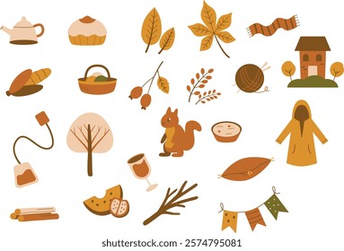a fall season vibes illustration