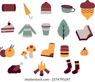 a fall season vibes illustration