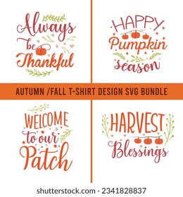 Fall SVG bundle t-shirt design , Fall SVG Bundle, Autumn bundle t-shirt design , Thanks giving SVG, Fall SVG Designs, Autumn Bundle t-shirt design 