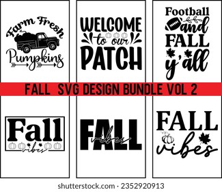 Paquete de diseño de otoño Svg Vol 2,Diseño de conjunto de otoño,Signo de caída, Svg de otoño, Svg de acción de gracias, archivos Svg para cricut, archivo de corte,Svg de paquete de otoño,Svg de paquete de calabaza